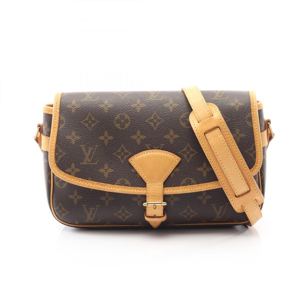 Louis Vuitton Sologne Shoulder Bag Canvas Leather Monogram Brown